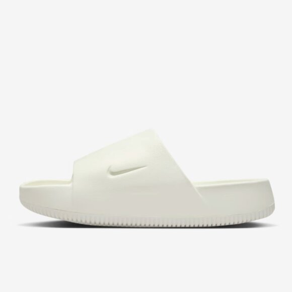 Nike Calm Women's Slides Sandals DX4816 Comfort Cushion White - Picture 5 of 10